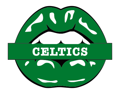 Boston Celtics Lips Logo Lips Logo vinyl decal